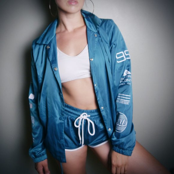Forever 21 Pants - Forever 21 Teal Street Wear Suit  | Size M